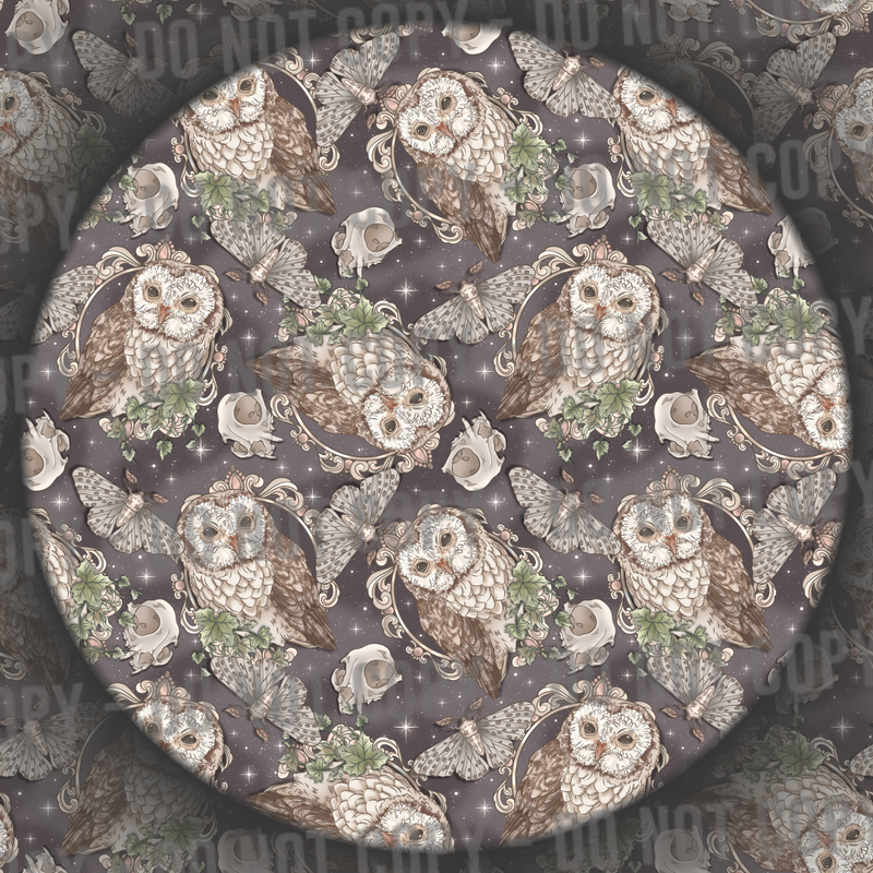 Moths, Skulls & Owls - 3