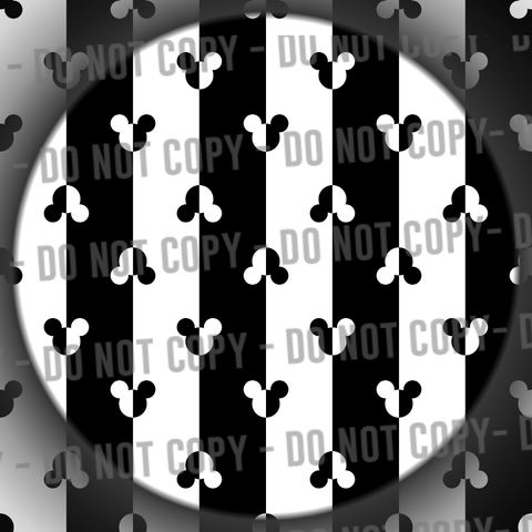 Mouse Stripes - Monochrome