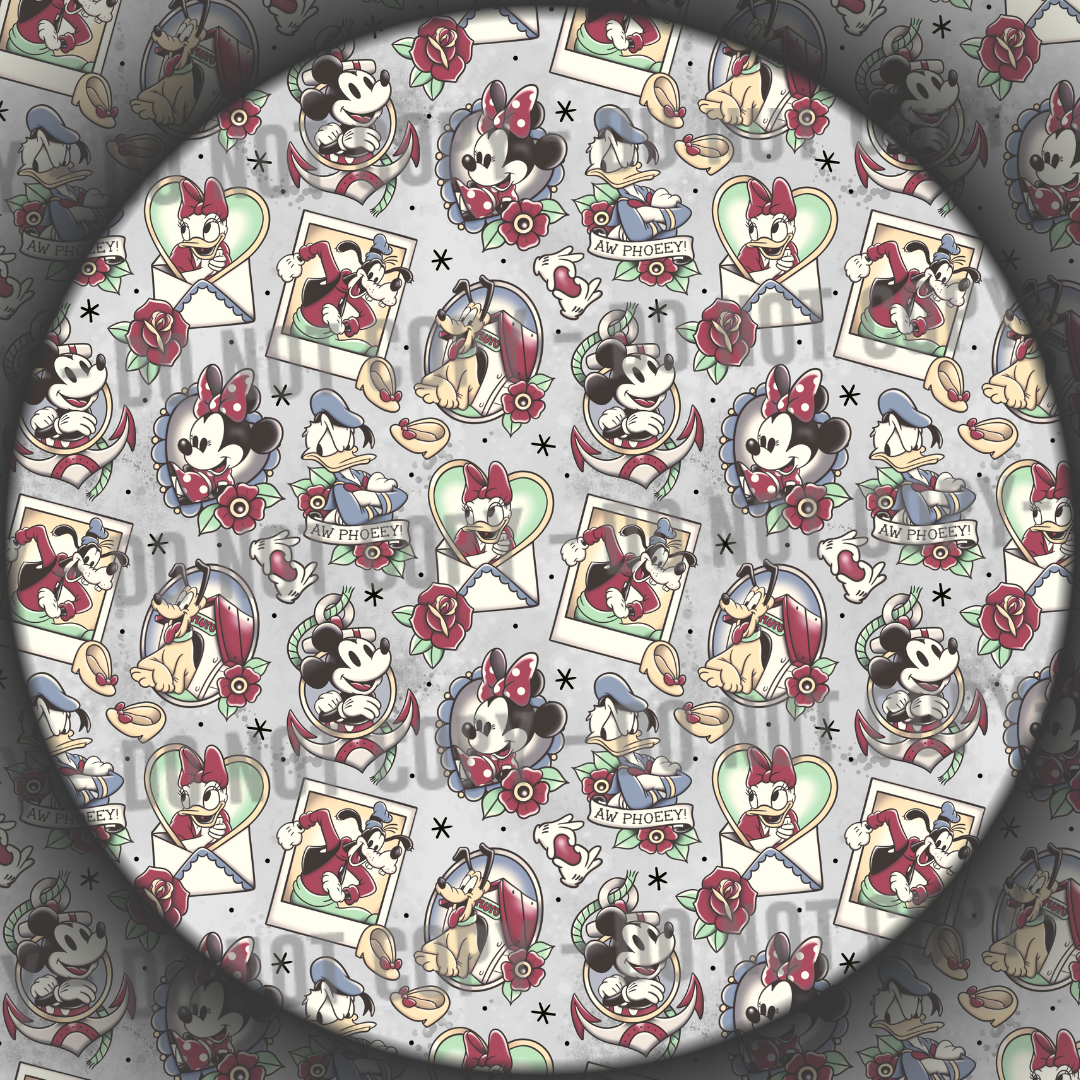 Mouse Tattoos - Grey - 2