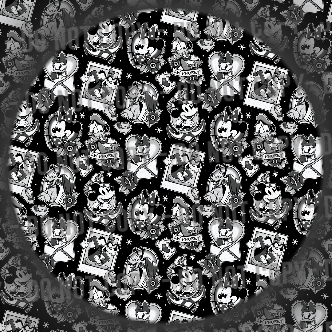 Mouse Tattoos - Monochrome