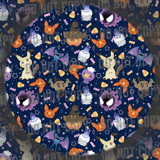 Navy Halloween Monsters