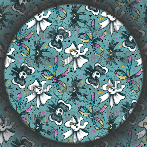 Nightmare Bows - Teal
