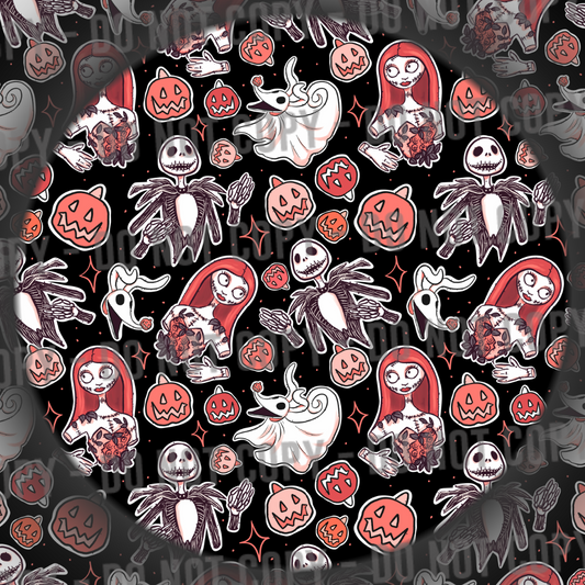 Nightmare Stickers - Orange