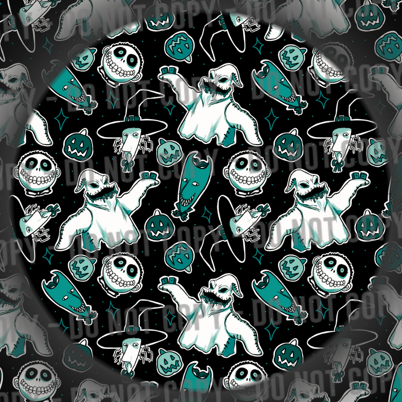 Nightmare Stickers - Teal
