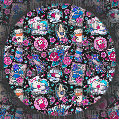 Nurse Tattoos - Colourful