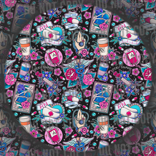 Nurse Tattoos - Colourful