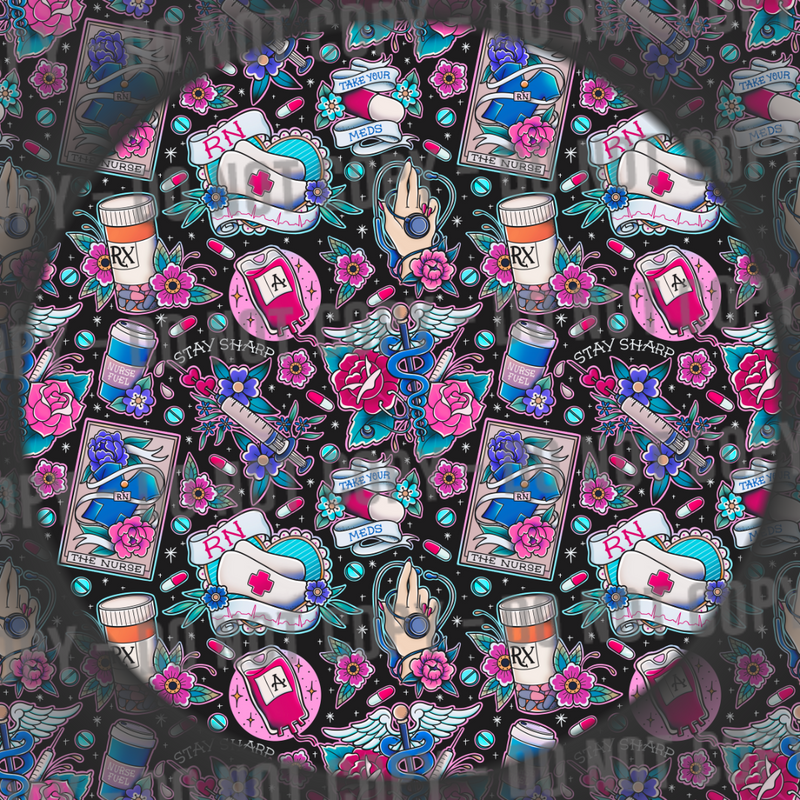 Nurse Tattoos - Colourful