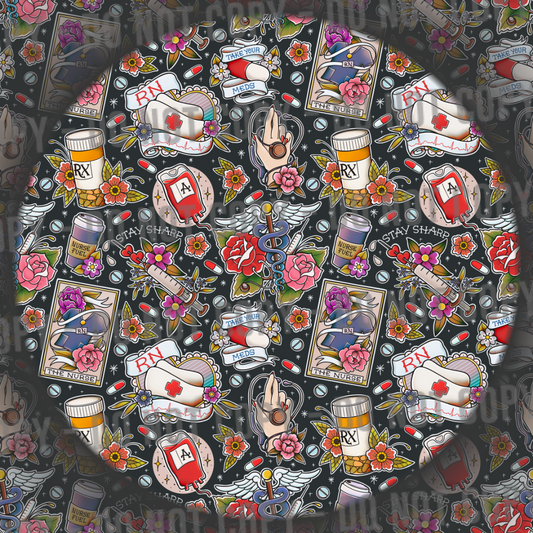 Nurse Tattoos - Dark