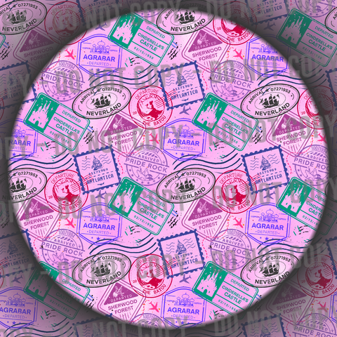 Park Stamps - Pink