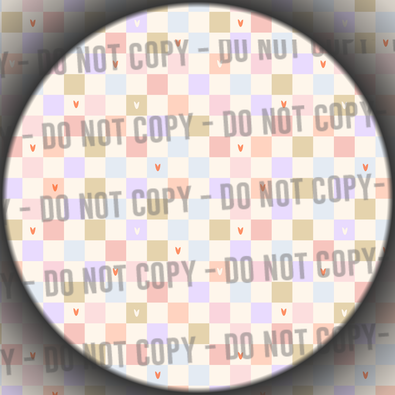 Pastel Heart Checks