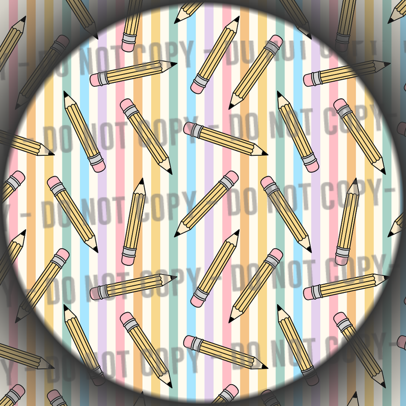 Pastel Stripe Pencils