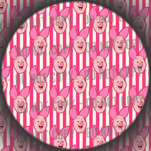 Pink Pig Stripes
