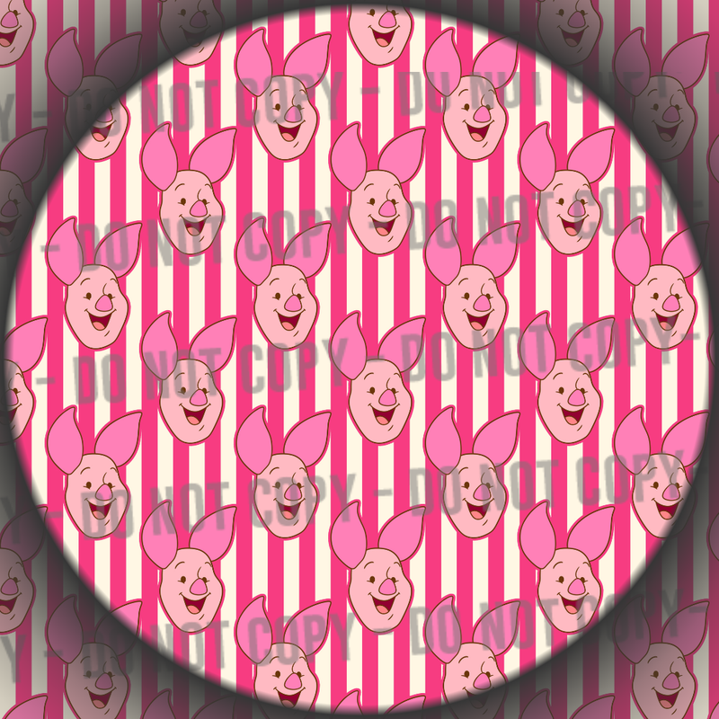 Pink Pig Stripes