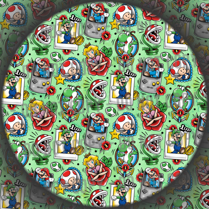Plumber Tattoos - Green