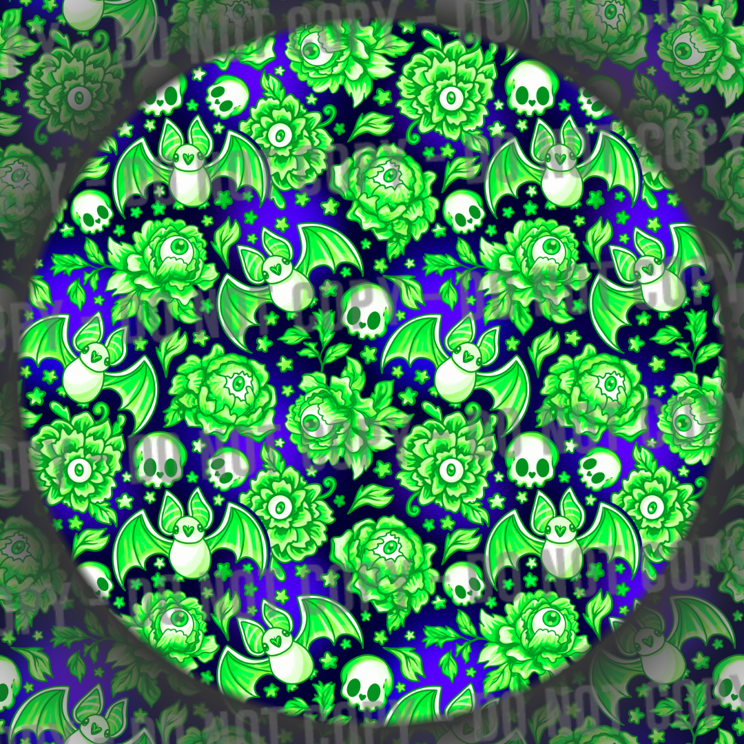 Porcelain Bats - Green Glow