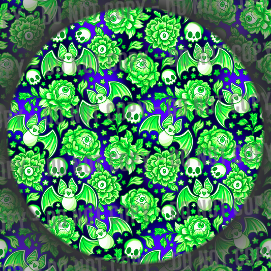 Porcelain Bats - Green Glow