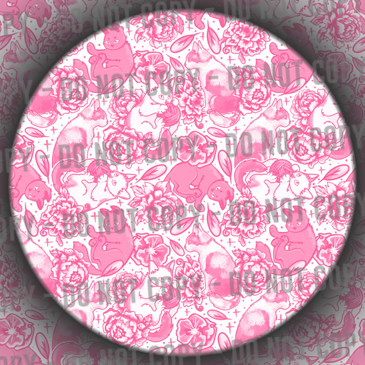 Porcelain Cats - Pink