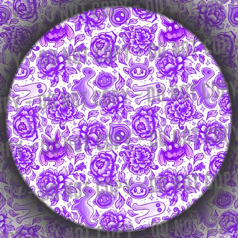 Porcelain Cryptids - Purple & White