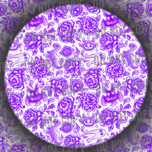 Porcelain Cryptids - Purple & White