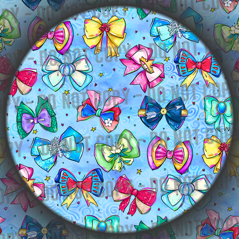 Princess Bows - Blue