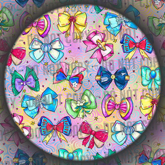 Princess Bows - Rainbow