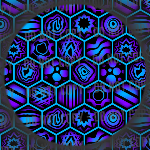 Psychedelic Beehive - Blurple