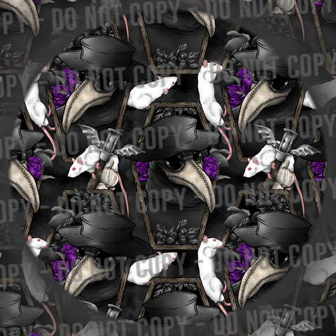 Purple Floral Plague