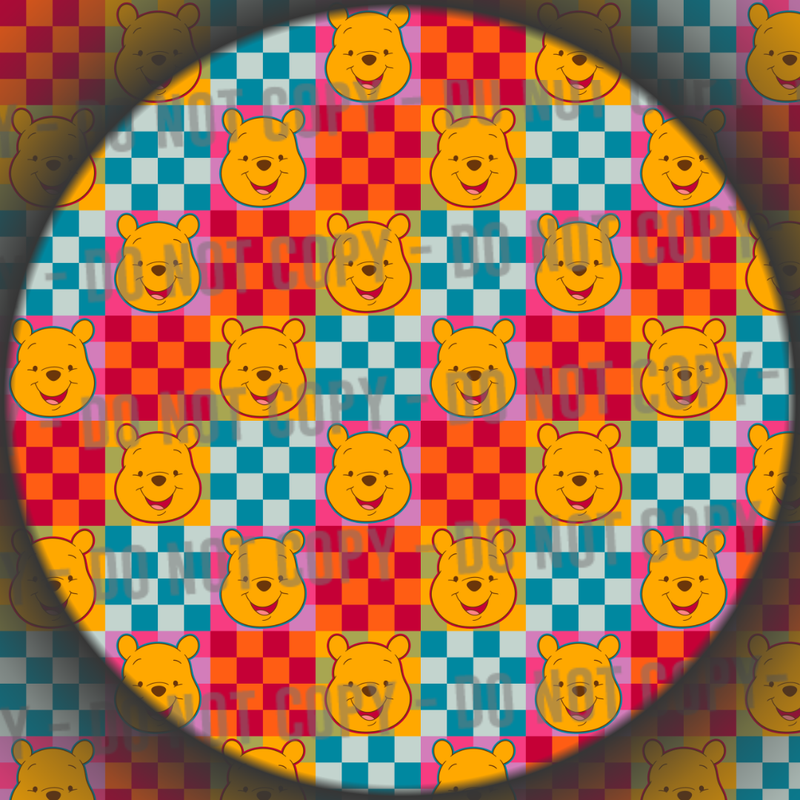 Red & Blue bear Checks