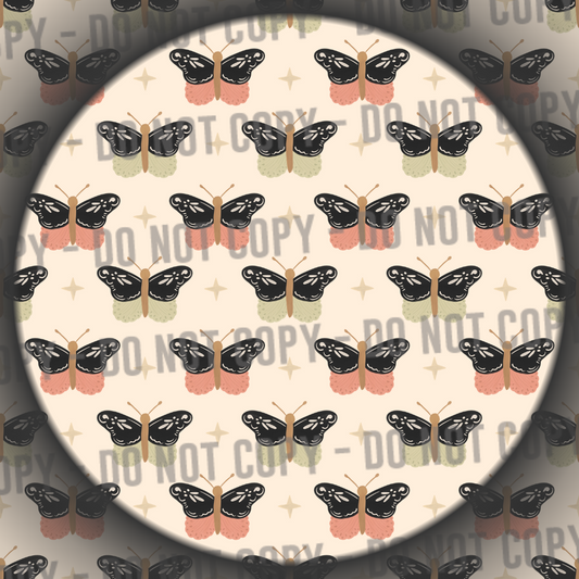 Red & Green Butterflies