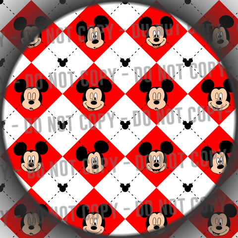 Red & White Mouse Diamonds