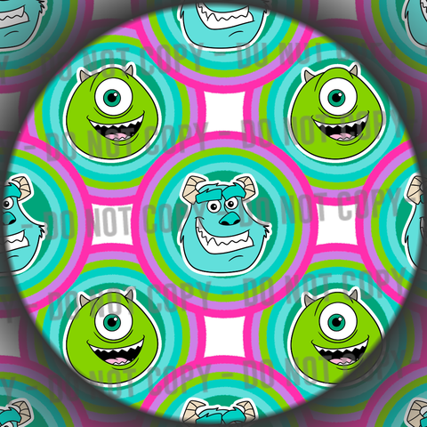 Retro Monster Circles
