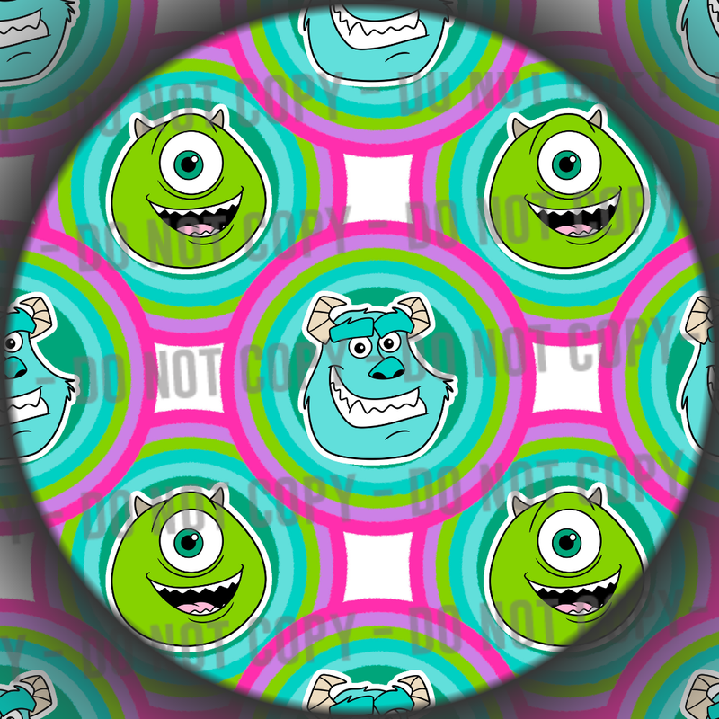 Retro Monster Circles