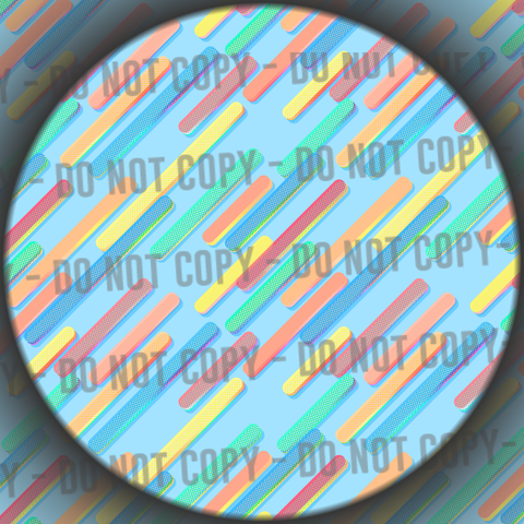 Retro Rainbow Stripes - 1