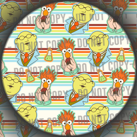 Retro Stripe Puppets