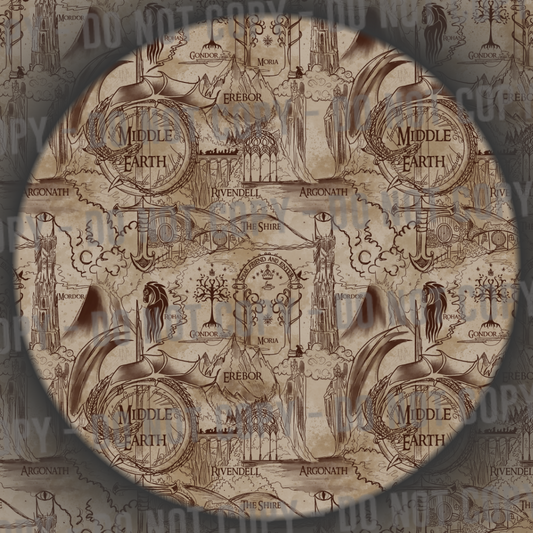 Ring Map - Parchment