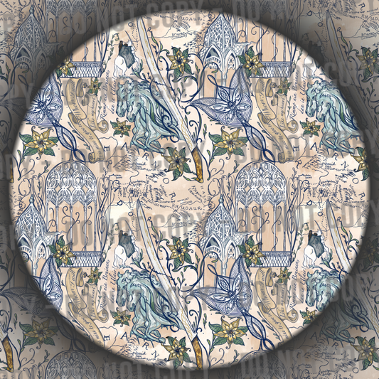 Rivendell Map - Parchment