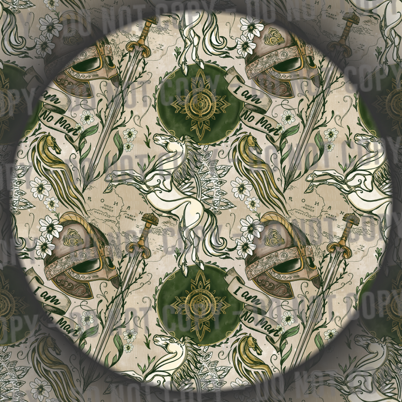 Rohan Map - Parchment