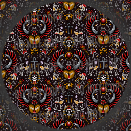 Sacred Scarab - Red Gold