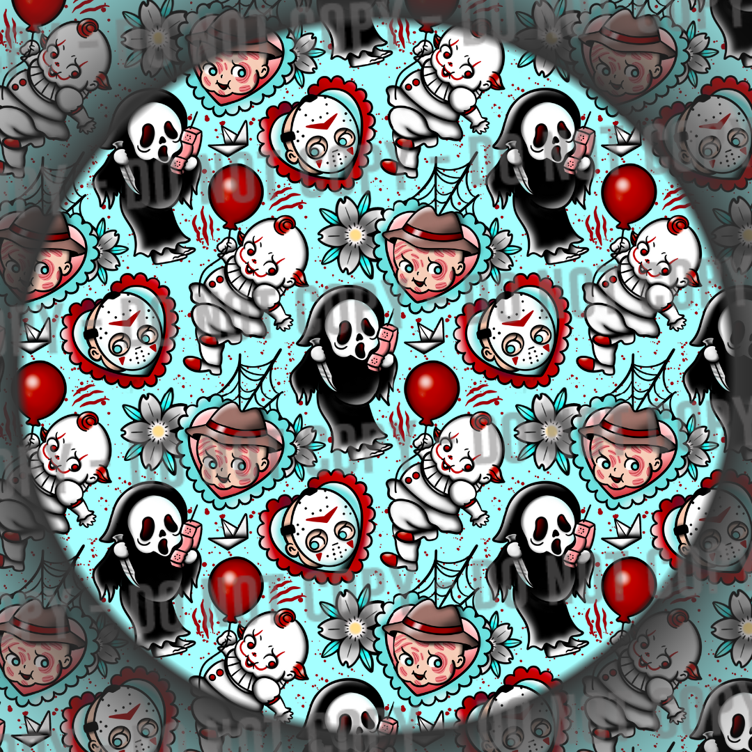 Scary Cute Tattoos - Blue