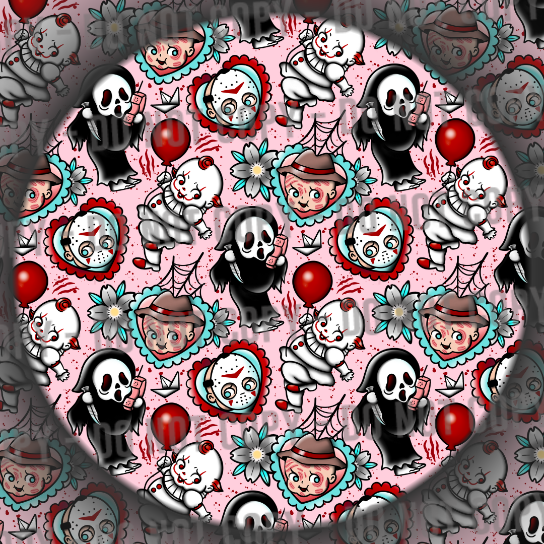 Scary Cute Tattoos - Pink
