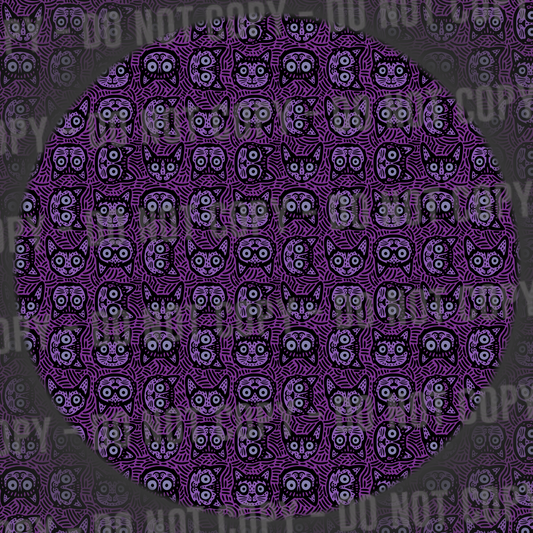 Sketchy Cats - Purple