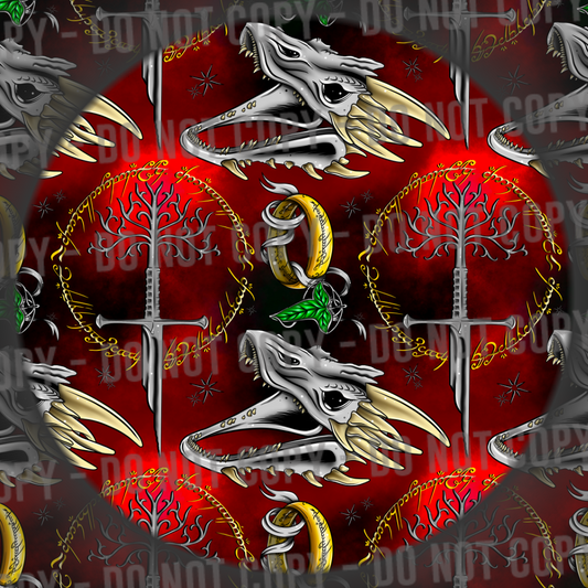 Smaug - Black & Red