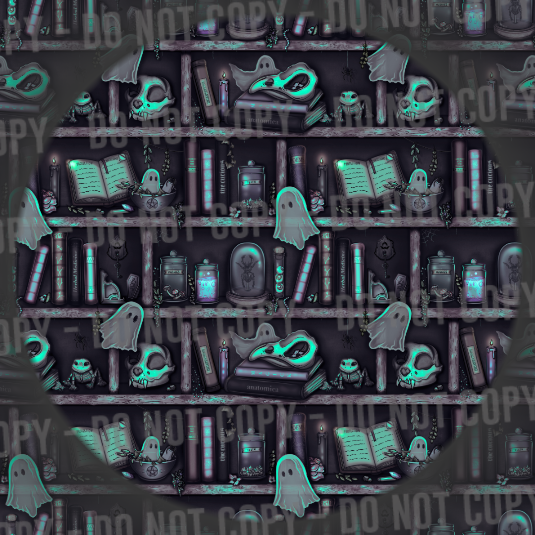 Spooky Bookshelf