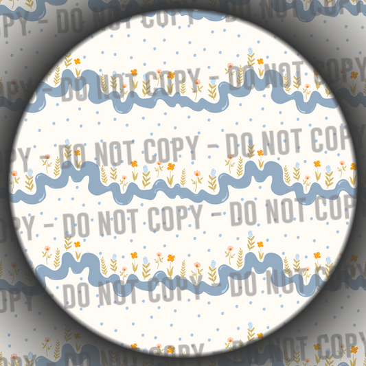 Spring Flowers - Blue