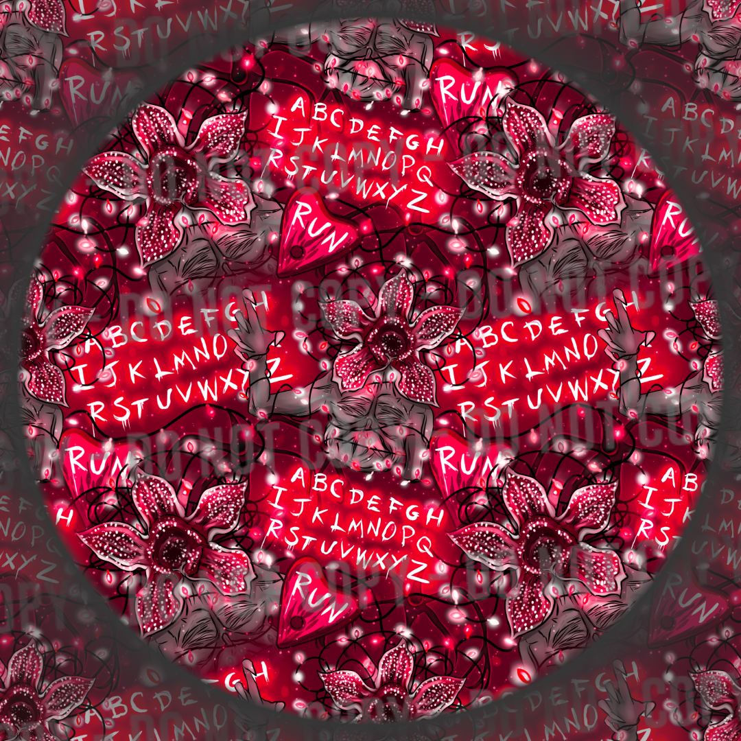 Stranger Alphabet - Red