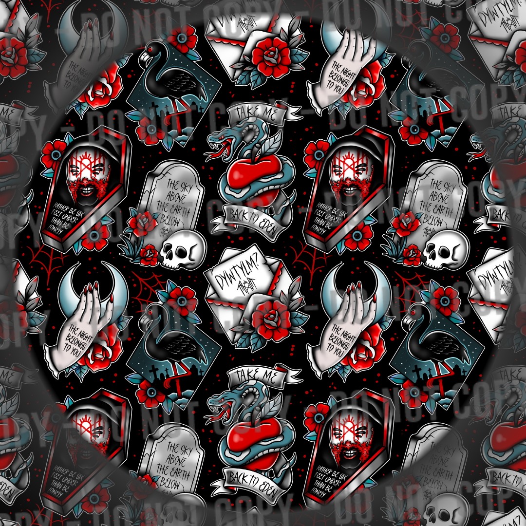 The Night Belongs To You - Black & Red