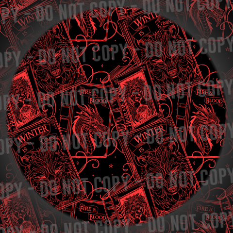 Throne Books - Black & Red