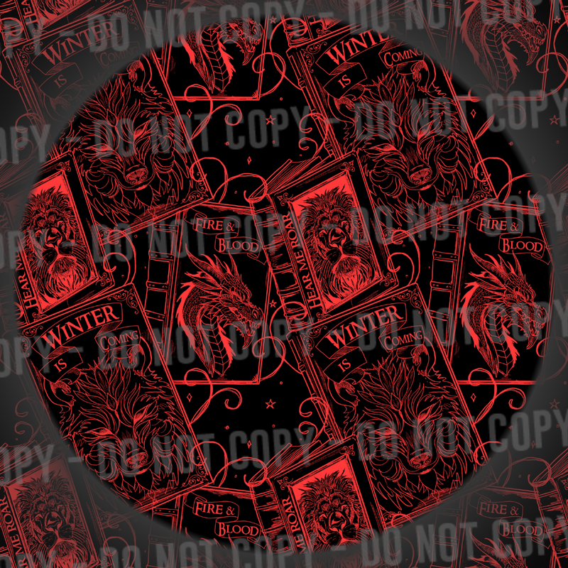 Throne Books - Black & Red