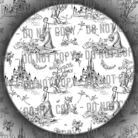 Toile Characters - Black