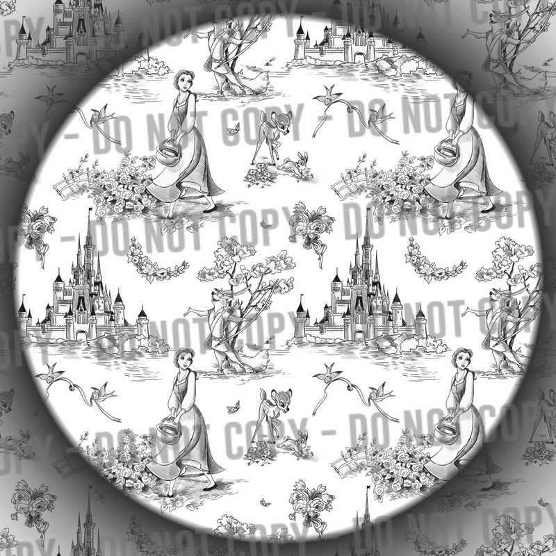 Toile Characters - Black